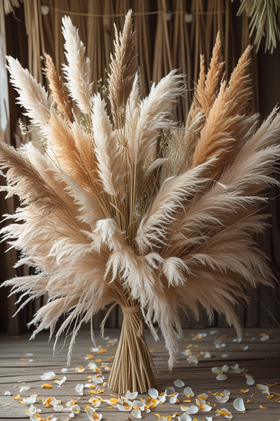 Bohemian Pampas Grass Bouquet